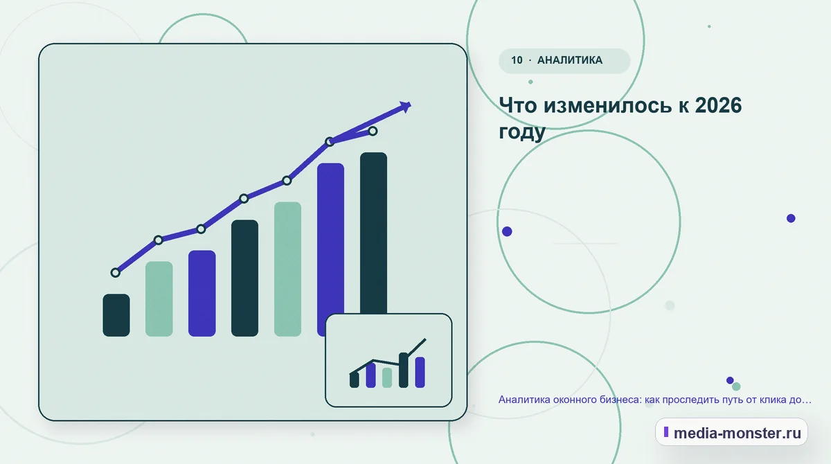 Итог и следующий шаг. Что изменилось к 2026 году: иллюстрация к статье «Аналитика оконного бизнеса: как проследить путь от клика до подписанного договора»