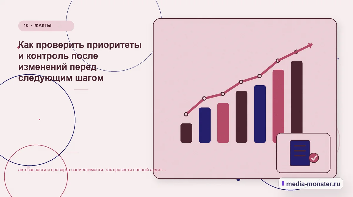 Итог и следующий шаг. Если данных мало: как начать без догадок: иллюстрация к статье «Автозапчасти и проверка совместимости: аудит спроса и обработки обращений»