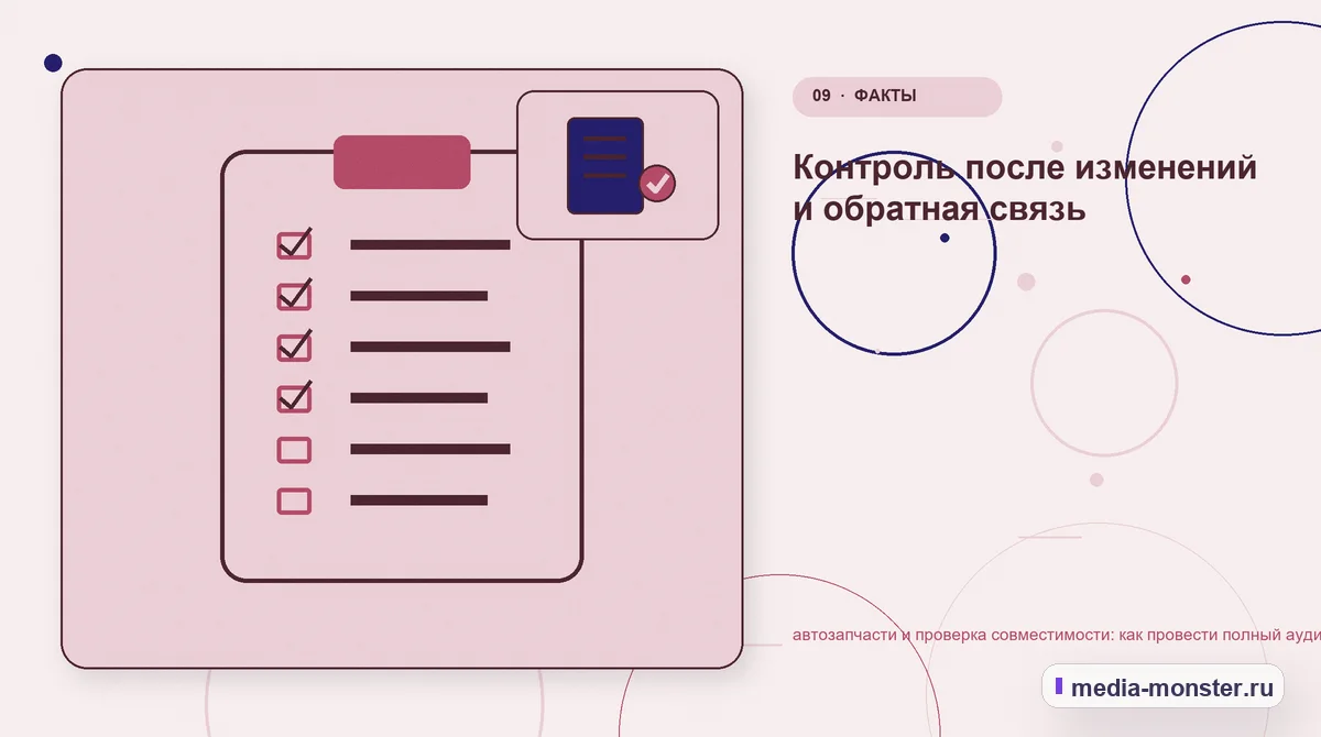Изображение 9: Контрольные показатели — Автозапчасти и проверка совместимости: аудит спроса и обработки обращений | Media Monster Контрольные показатели. Проверка страницы: пять вопросов к себе: иллюстрация к статье «Автозапчасти и проверка совместимости: аудит спроса и обработки обращений»