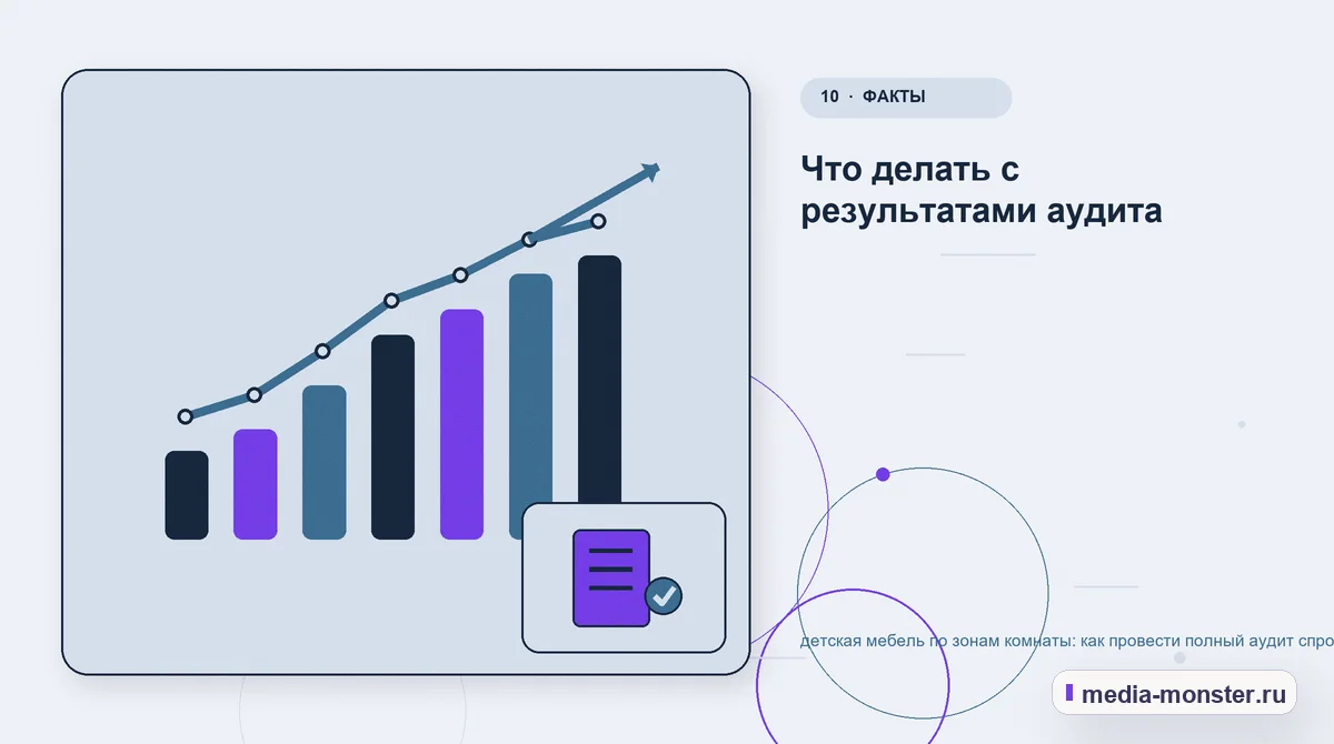 Итог и следующий шаг. Как сделать первый шаг, если ответа пока нет: иллюстрация к статье «Детская мебель по зонам комнаты: аудит спроса и обработки обращений»