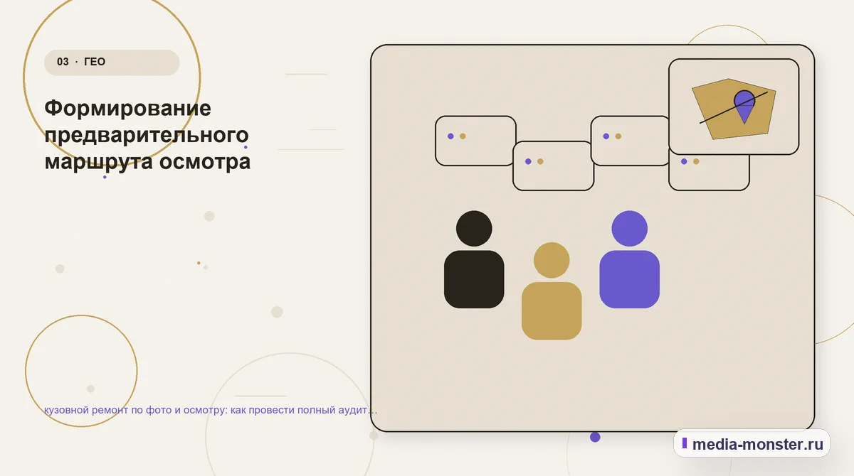 Изображение 3: Аудитория и сценарий выбора — Кузовной ремонт по фото и осмотру: аудит спроса и обработки обращений | Media Monster Аудитория и сценарий выбора. Что проверить в исходных условиях: иллюстрация к статье «Кузовной ремонт по фото и осмотру: аудит спроса и обработки обращений»