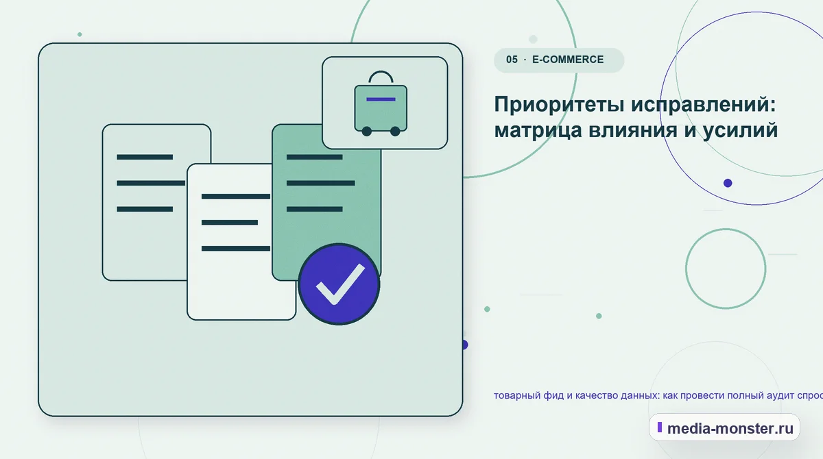 Изображение 5: Данные и доказательства — Товарный фид и качество данных: аудит спроса и обработки обращений | Media Monster Данные и доказательства. Что показать сразу, а что уточнить позже: иллюстрация к статье «Товарный фид и качество данных: аудит спроса и обработки обращений»