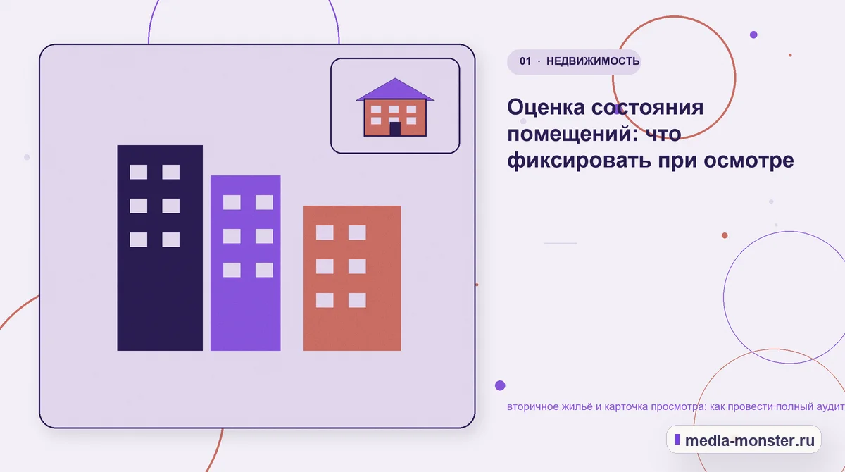 Изображение 1: Ключевая тема материала — Вторичное жильё и карточка просмотра: аудит спроса и обработки обращений | Media Monster Ключевая тема материала. От задачи Вторичное жильё и карточка просмотра к выбору: иллюстрация к статье «Вторичное жильё и карточка просмотра: аудит спроса и обработки обращений»