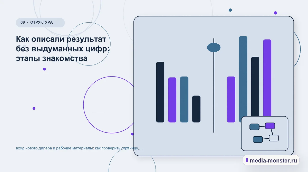 Изображение 8: Сравнение вариантов — вход нового дилера и рабочие материалы: как проверить страницу, контент и маршрут обращения | Media Monster Сравнение вариантов. Как описали результат без выдуманных цифр: этапы знакомства: иллюстрация к статье «вход нового дилера и рабочие материалы: как проверить страницу, контент и маршрут…