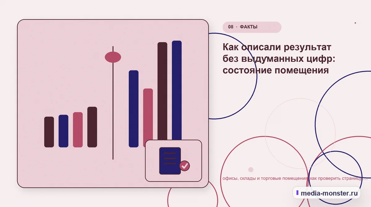 Сравнение вариантов. Пять вопросов перед первой правкой: иллюстрация к статье «Как проверить страницу про офисы, склады и торговые помещения: содержание, ограничения и форма»