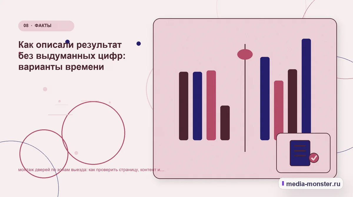 Сравнение вариантов. Пять вопросов перед первой правкой: иллюстрация к статье «Как проверить страницу про монтаж дверей по зонам выезда: содержание, ограничения и форма»