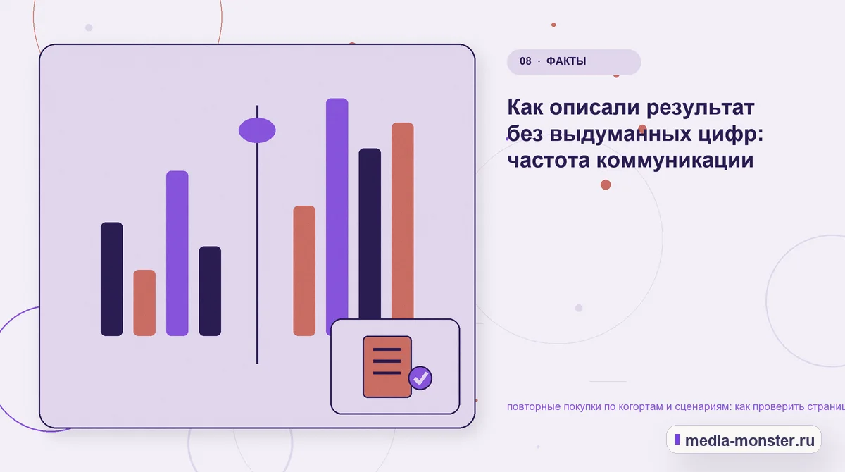 Сравнение вариантов. Пять вопросов перед первой правкой: иллюстрация к статье «Повторные покупки по когортам и сценариям: чек-лист проверки страницы, выбора и пути до обращения»