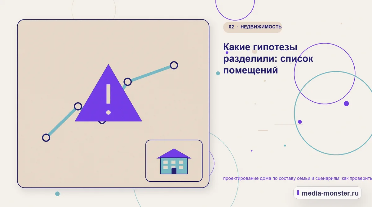 Проблема и точка потери. Какие гипотезы разделили: список помещений: иллюстрация к статье «проектирование дома по составу семьи и сценариям: как проверить страницу, контент и маршрут…