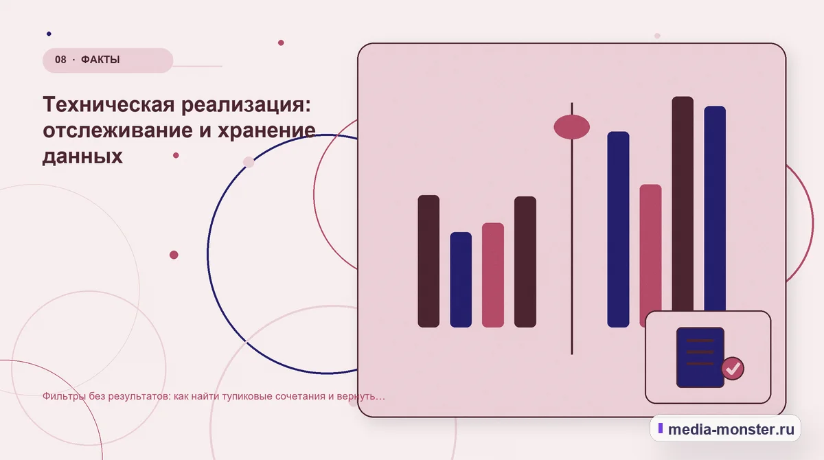 Изображение 8: Сравнение вариантов — Фильтры без результатов: как найти тупиковые сочетания и вернуть покупателя в каталог | Media Monster Сравнение вариантов. Техническая реализация: отслеживание и хранение данных: иллюстрация к статье «Фильтры без результатов: как найти тупиковые сочетания и вернуть покупателя в каталог»
