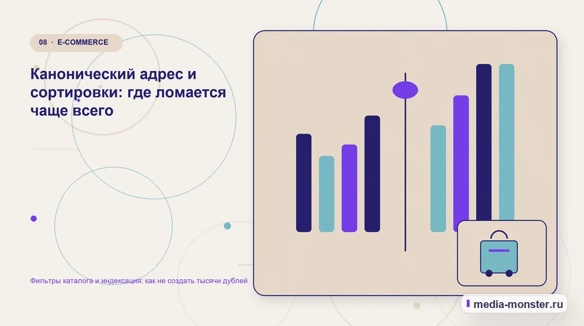 Изображение 8: Сравнение вариантов — Фильтры каталога и индексация: как не создать тысячи дублей | Media Monster Сравнение вариантов. Канонический адрес и сортировки: где ломается чаще всего: иллюстрация к статье «Фильтры каталога и индексация: как не создать тысячи дублей»