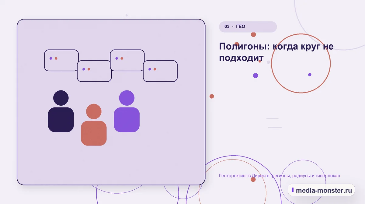 Геотаргетинг в Директе: регионы, радиусы и гиперлокал — иллюстрация к разделу «Полигоны: когда круг не подходит»