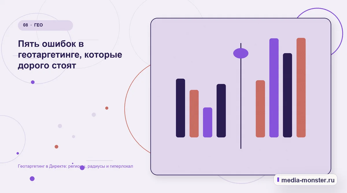 Сравнение вариантов. Пять ошибок в геотаргетинге, которые дорого стоят: иллюстрация к статье «Геотаргетинг в Директе: регионы, радиусы и гиперлокал»