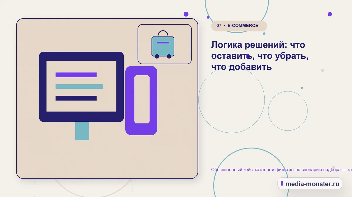 Каналы и точки контакта. Как сохранить контекст в заявке: иллюстрация к статье «Кейс о теме «каталог и фильтры по сценарию подбора»: что исправили на странице и в заявке»