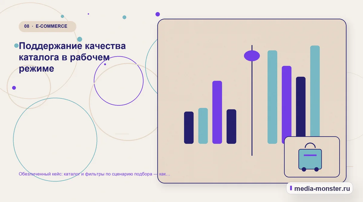 Сравнение вариантов. Как проверить результат без выдуманных цифр: иллюстрация к статье «Кейс о теме «каталог и фильтры по сценарию подбора»: что исправили на странице и в заявке»