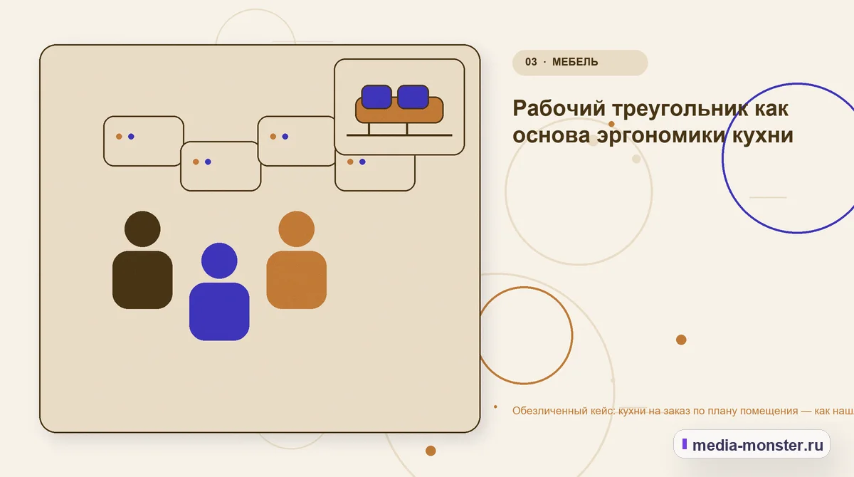 Изображение 3: Аудитория и сценарий выбора — Кейс: Кухни на заказ по плану помещения. Как нашли разрыв между страницей и обращением | Media Monster Аудитория и сценарий выбора. Что посетитель должен понять до обращения: иллюстрация к статье «Кейс: Кухни на заказ по плану помещения. Как нашли разрыв между страницей и обращением»