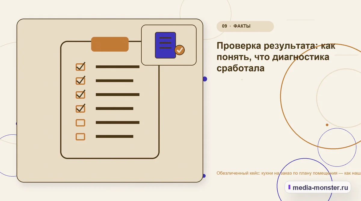 Изображение 9: Контрольные показатели — Кейс: Кухни на заказ по плану помещения. Как нашли разрыв между страницей и обращением | Media Monster Контрольные показатели. Как проверить результат без выдуманных цифр: иллюстрация к статье «Кейс: Кухни на заказ по плану помещения. Как нашли разрыв между страницей и обращением»
