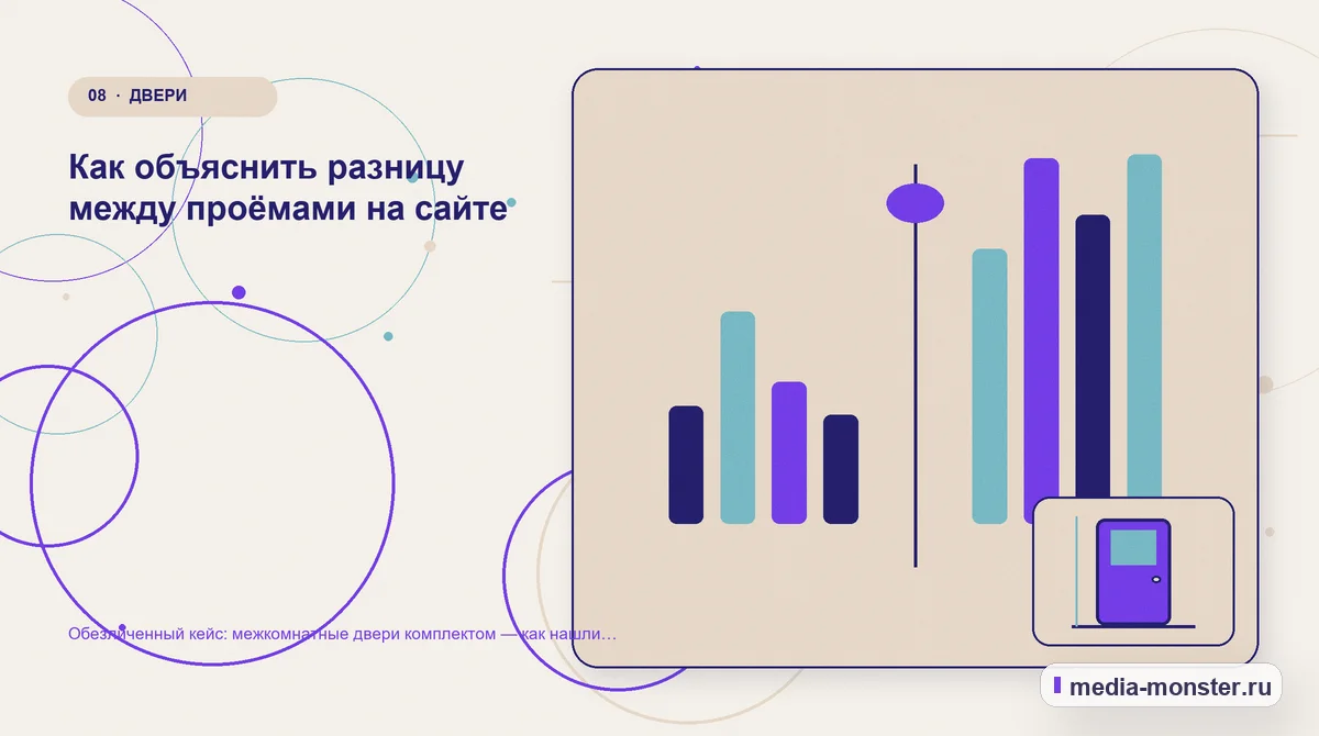 Изображение 8: Сравнение вариантов — Разбор проекта по теме «межкомнатные двери комплектом»: где терялся путь до обращения | Media Monster Сравнение вариантов. Повторная проверка без выдуманных цифр: иллюстрация к статье «Разбор проекта по теме «межкомнатные двери комплектом»: где терялся путь до обращения»