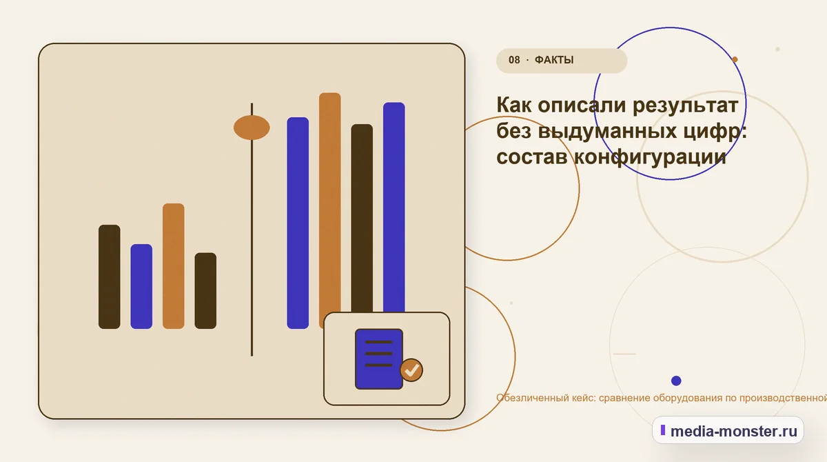 Изображение 8: Сравнение вариантов — Кейс: Сравнение оборудования по производственной операции. Как нашли разрыв между страницей и обращением | Media Monster Сравнение вариантов. Как проверить результат без выдуманных цифр: иллюстрация к статье «Кейс: Сравнение оборудования по производственной операции. Как нашли разрыв между страницей и…