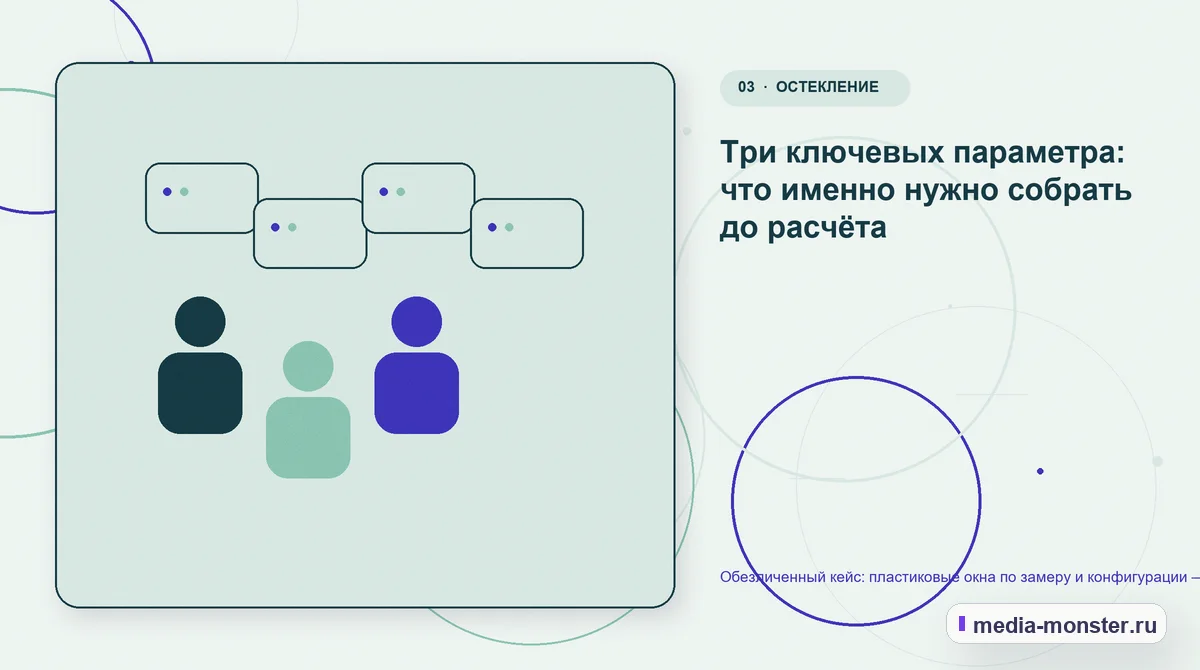Изображение 3: Аудитория и сценарий выбора — Кейс о теме «пластиковые окна по замеру и конфигурации»: что исправили на странице и в заявке | Media Monster Аудитория и сценарий выбора. Что увидели в исходной странице: иллюстрация к статье «Кейс о теме «пластиковые окна по замеру и конфигурации»: что исправили на странице и в заявке»