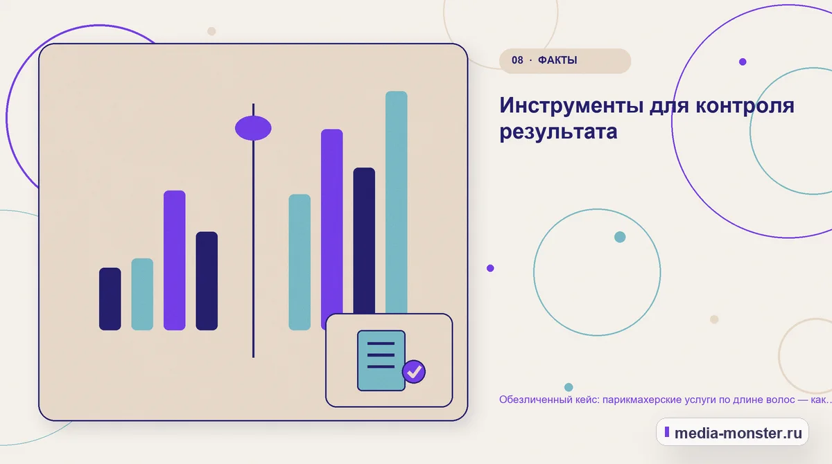 Изображение 8: Сравнение вариантов — Разбор проекта по теме «парикмахерские услуги по длине волос»: где терялся путь до обращения | Media Monster Сравнение вариантов. Как проверить результат без выдуманных цифр: иллюстрация к статье «Разбор проекта по теме «парикмахерские услуги по длине волос»: где терялся путь до обращения»