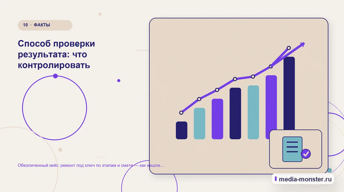 Итог и следующий шаг. Что можно перенести на другие страницы: иллюстрация к статье «Разбор проекта по теме «ремонт под ключ по этапам и смете»: где терялся путь до обращения»