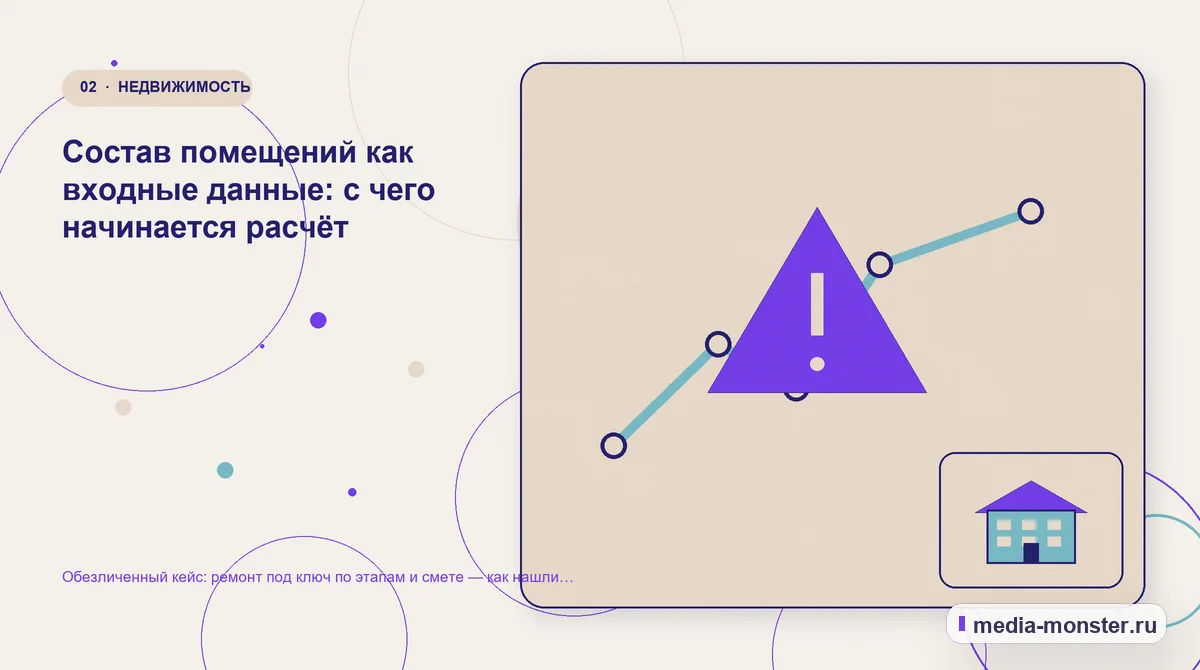 Изображение 2: Проблема и точка потери — Разбор проекта по теме «ремонт под ключ по этапам и смете»: где терялся путь до обращения | Media Monster Проблема и точка потери. Что посетитель должен понять до обращения: иллюстрация к статье «Разбор проекта по теме «ремонт под ключ по этапам и смете»: где терялся путь до обращения»