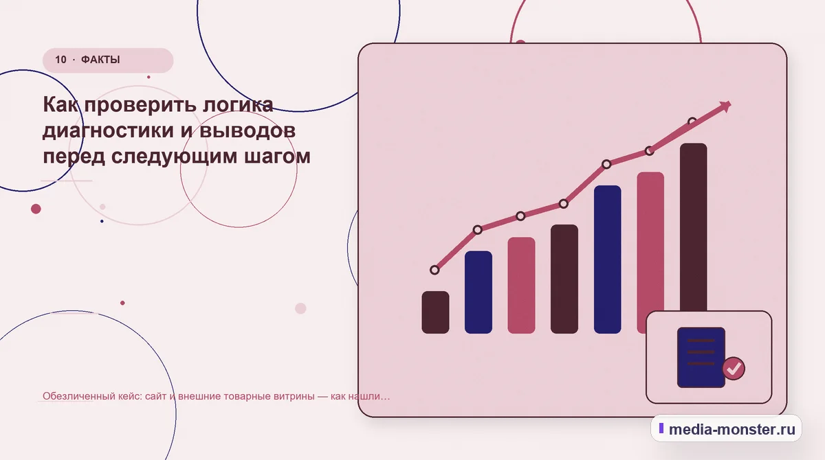 Изображение 10: Итог и следующий шаг — Разбор проекта по теме «сайт и внешние товарные витрины»: где терялся путь до обращения | Media Monster Итог и следующий шаг. Что можно перенести на другие страницы: иллюстрация к статье «Разбор проекта по теме «сайт и внешние товарные витрины»: где терялся путь до обращения»