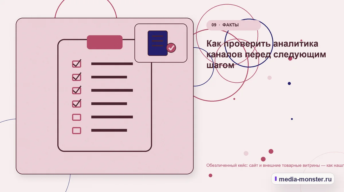 Контрольные показатели. Как проверить результат без выдуманных цифр: иллюстрация к статье «Разбор проекта по теме «сайт и внешние товарные витрины»: где терялся путь до обращения»