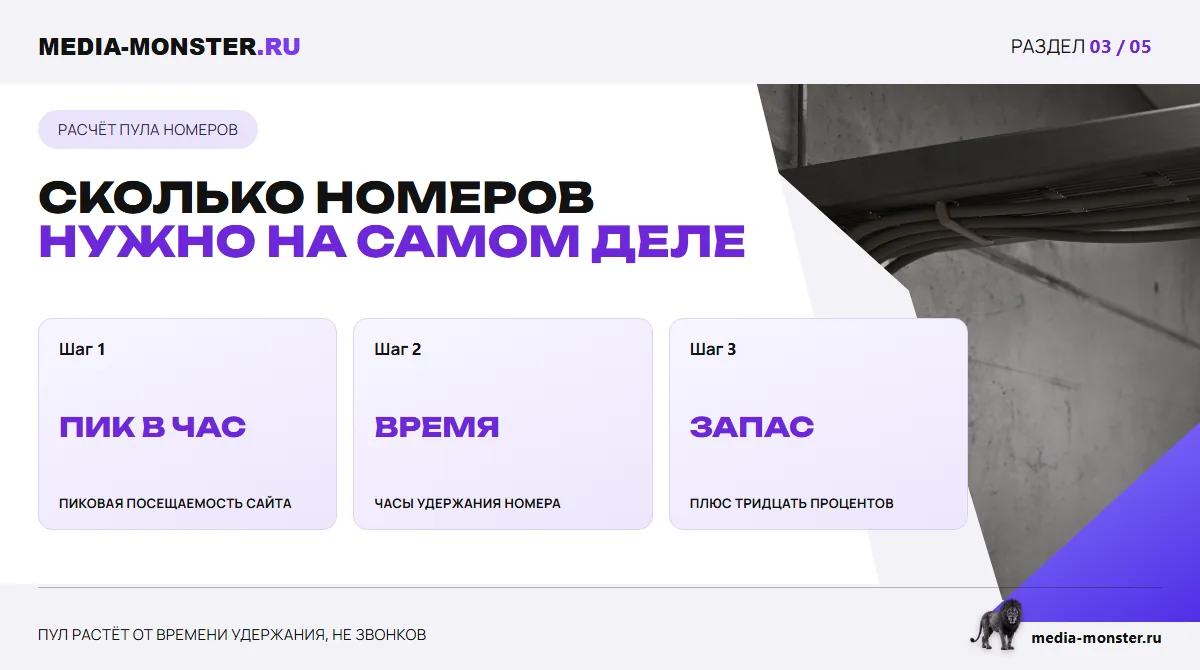Изображение 3: Сколько номеров нужно на самом деле — иллюстрация к статье «Коллтрекинг: когда он окупается, а когда это деньги на ветер» | Media Monster Сколько номеров нужно на самом деле — иллюстрация к статье «Коллтрекинг: когда он окупается, а когда это деньги на ветер»