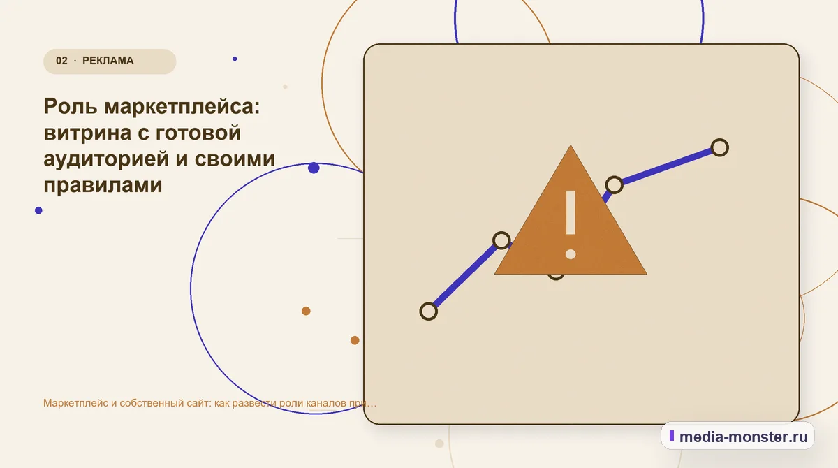 Маркетплейс и собственный сайт: как развести роли каналов при одном ассортименте — иллюстрация к разделу «Роль маркетплейса: витрина с готовой аудиторией и своими правилами»
