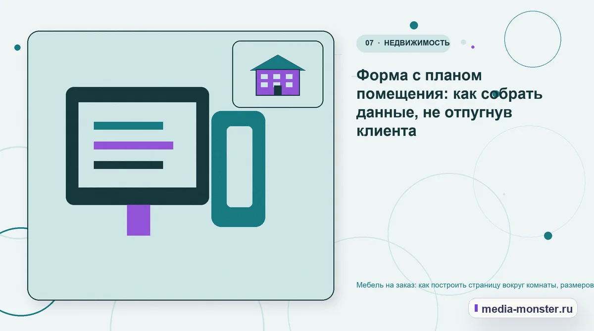 Изображение 7: Каналы и точки контакта — Мебель на заказ: как построить страницу вокруг комнаты, размеров и сценария использования | Media Monster Каналы и точки контакта. Форма с планом помещения: как собрать данные, не отпугнув клиента: иллюстрация к статье «Мебель на заказ: как построить страницу вокруг комнаты, размеров и…
