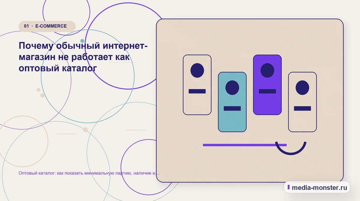 Оптовый каталог: как показать минимальную партию, наличие и условия запроса цены — иллюстрация к разделу «Почему обычный интернет-магазин не работает как оптовый каталог»
