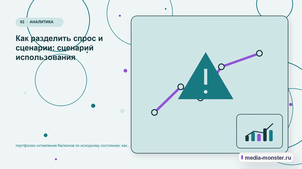 Проблема и точка потери. Как разделить спрос и сценарии: сценарий использования: иллюстрация к статье «портфолио остекления балконов по исходному состоянию: как выстроить контент,…