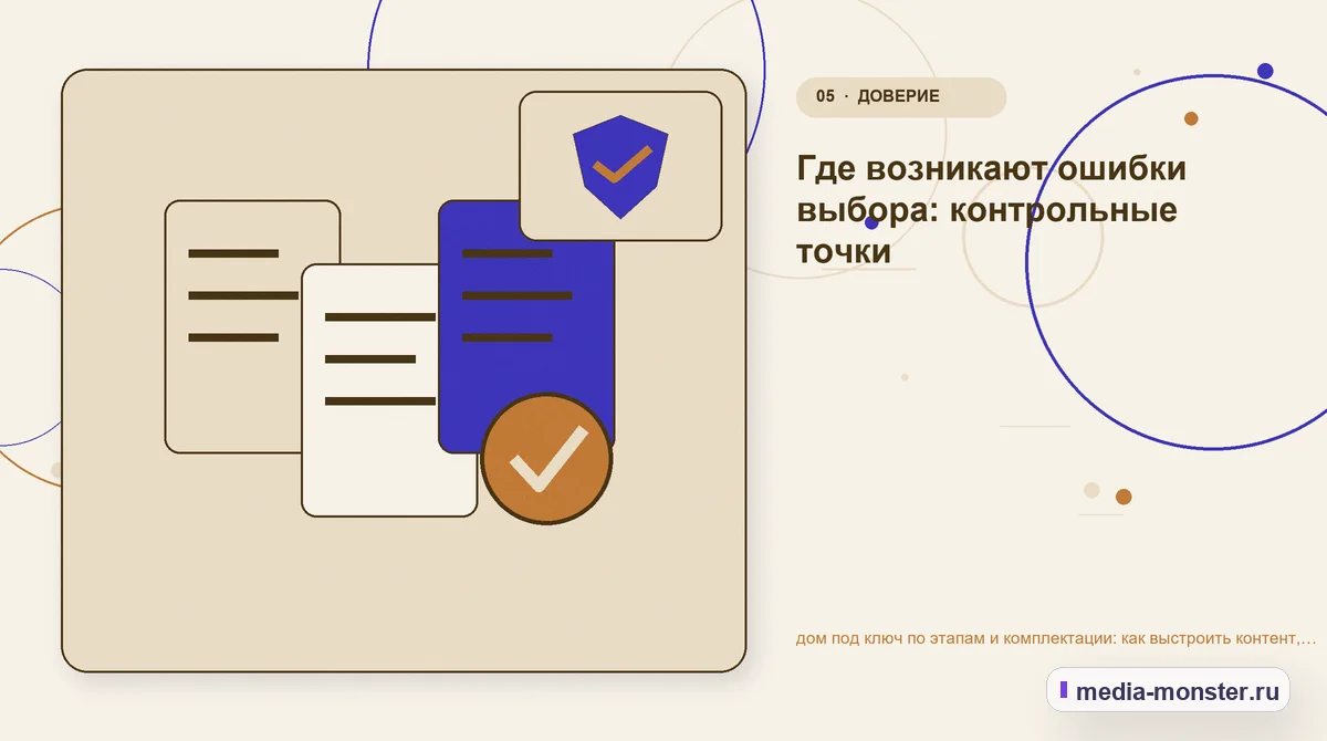 Изображение 5: Данные и доказательства — Дом под ключ по этапам и комплектации: практическая структура страницы от выбора до обращения — сценарий выбора и обращения |… Данные и доказательства. Что вынести в карточку, а что оставить для уточнения: иллюстрация к статье «Дом под ключ по этапам и комплектации: практическая структура страницы от выбора до…