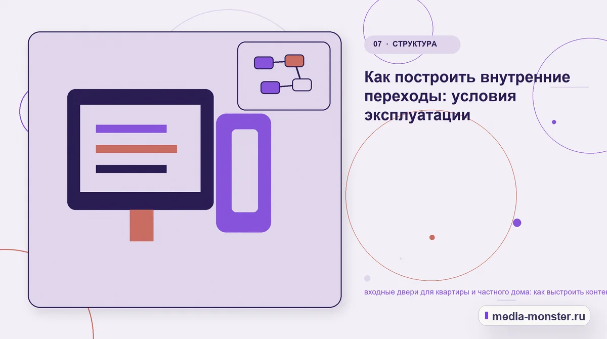 Изображение 7: Каналы и точки контакта — входные двери для квартиры и частного дома: как выстроить контент, структуру и путь до обращения | Media Monster Каналы и точки контакта. Как построить внутренние переходы: условия эксплуатации: иллюстрация к статье «входные двери для квартиры и частного дома: как выстроить контент, структуру и путь…