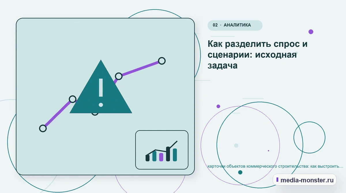 Изображение 2: Проблема и точка потери — Карточки объектов коммерческого строительства: практическая структура страницы от выбора до обращения — сценарий выбора и… Проблема и точка потери. Какие параметры действительно влияют на решение: иллюстрация к статье «Карточки объектов коммерческого строительства: практическая структура страницы от выбора до…