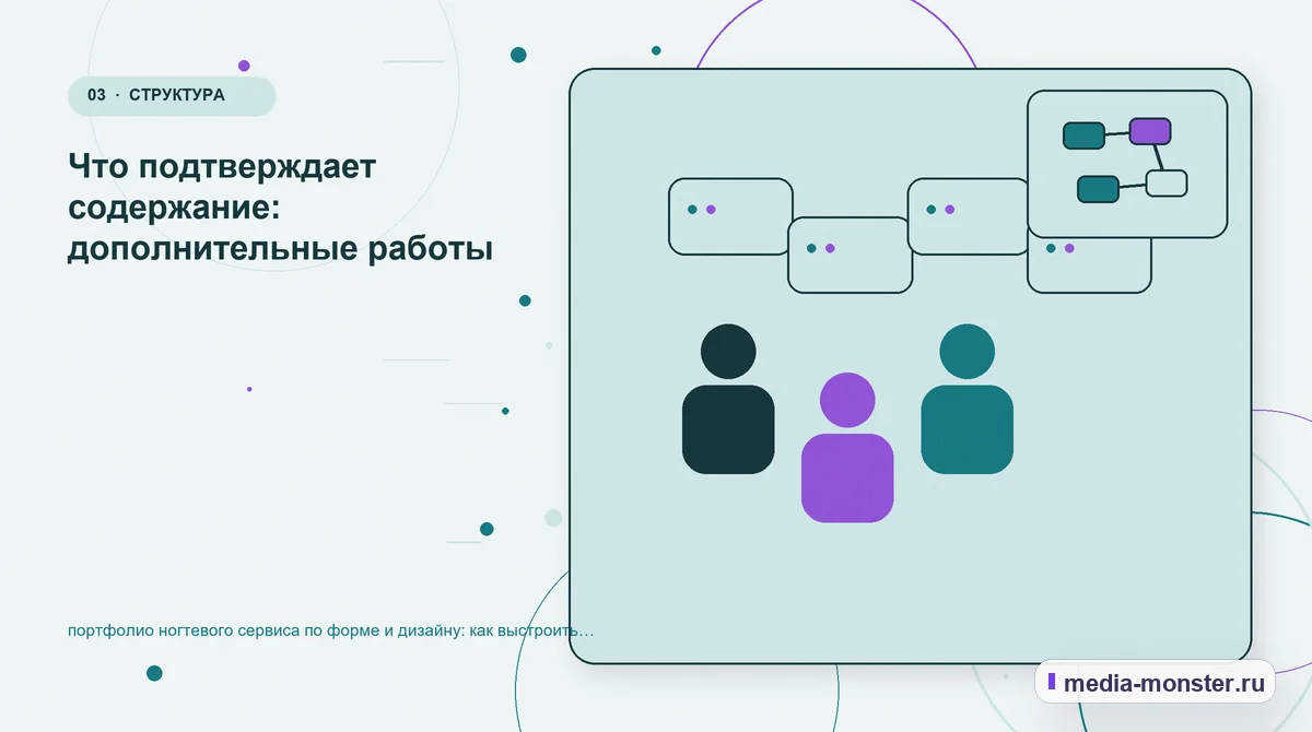 Изображение 3: Аудитория и сценарий выбора — Портфолио ногтевого сервиса по форме и дизайну: практическая структура страницы от выбора до обращения — сценарий выбора и… Аудитория и сценарий выбора. Какие параметры действительно влияют на решение: иллюстрация к статье «Портфолио ногтевого сервиса по форме и дизайну: практическая структура страницы от…