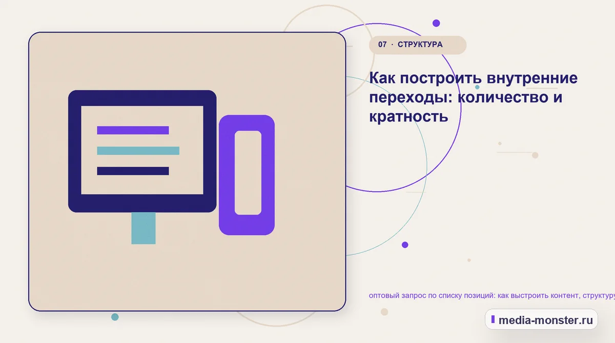 Изображение 7: Каналы и точки контакта — оптовый запрос по списку позиций: как выстроить контент, структуру и путь до обращения | Media Monster Каналы и точки контакта. Как построить внутренние переходы: количество и кратность: иллюстрация к статье «оптовый запрос по списку позиций: как выстроить контент, структуру и путь до…