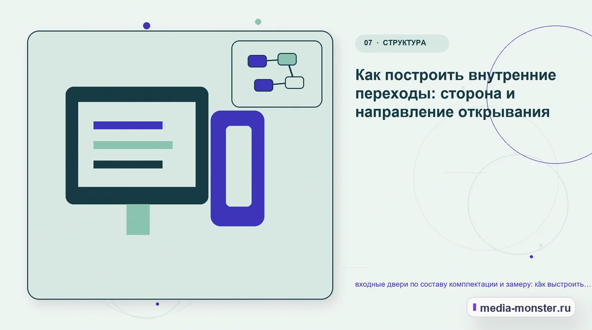 Каналы и точки контакта. Как построить внутренние переходы: сторона и направление открывания: иллюстрация к статье «входные двери по составу комплектации и замеру: как выстроить контент,…