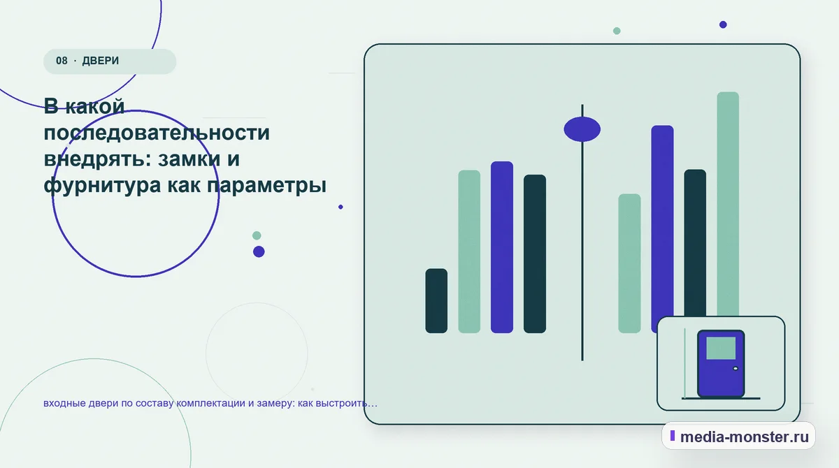 Изображение 8: Сравнение вариантов — входные двери по составу комплектации и замеру: как выстроить контент, структуру и путь до обращения | Media Monster Сравнение вариантов. В какой последовательности внедрять: замки и фурнитура как параметры: иллюстрация к статье «входные двери по составу комплектации и замеру: как выстроить контент,…