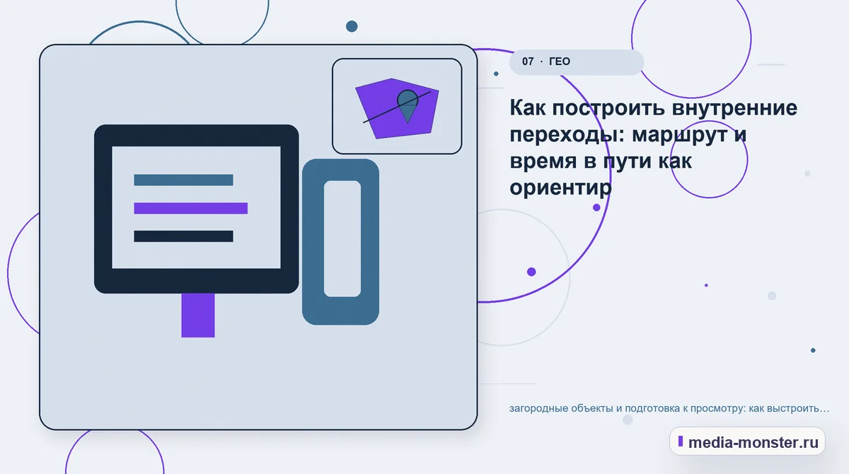 Изображение 7: Каналы и точки контакта — загородные объекты и подготовка к просмотру: как выстроить контент, структуру и путь до обращения | Media Monster Каналы и точки контакта. Как построить внутренние переходы: маршрут и время в пути как ориентир: иллюстрация к статье «загородные объекты и подготовка к просмотру: как выстроить контент,…