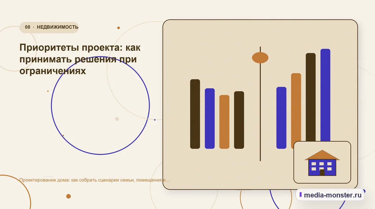 Изображение 8: Сравнение вариантов — Проектирование дома: как собрать сценарии семьи, помещения и ограничения участка | Media Monster Сравнение вариантов. Приоритеты проекта: как принимать решения при ограничениях: иллюстрация к статье «Проектирование дома: как собрать сценарии семьи, помещения и ограничения участка»