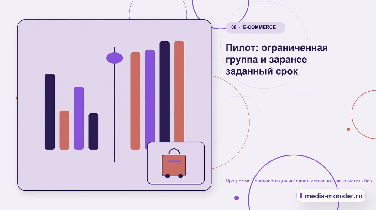 Изображение 8: Сравнение вариантов — Программа лояльности для интернет-магазина: как запустить без скидки всем подряд | Media Monster Сравнение вариантов. Пилот: ограниченная группа и заранее заданный срок: иллюстрация к статье «Программа лояльности для интернет-магазина: как запустить без скидки всем подряд»