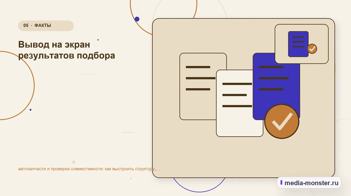 Данные и доказательства. Что вынести в карточку, а что оставить для уточнения: иллюстрация к статье «Автозапчасти и проверка совместимости: структура страницы и путь до заявки»