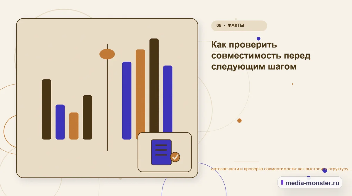 Сравнение вариантов. Пять вопросов к странице глазами клиента: иллюстрация к статье «Автозапчасти и проверка совместимости: структура страницы и путь до заявки»
