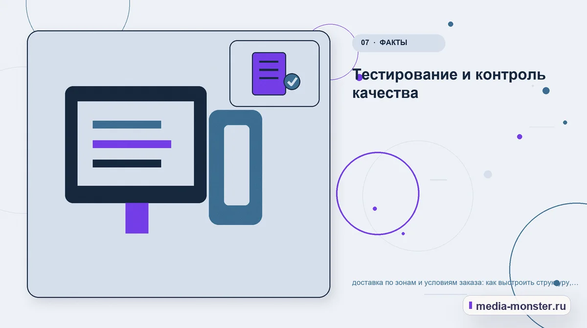 Изображение 7: Каналы и точки контакта — доставка по зонам и условиям заказа: как выстроить структуру, содержание и путь до заявки | Media Monster Каналы и точки контакта. Тестирование и контроль качества: иллюстрация к статье «доставка по зонам и условиям заказа: как выстроить структуру, содержание и путь до заявки»