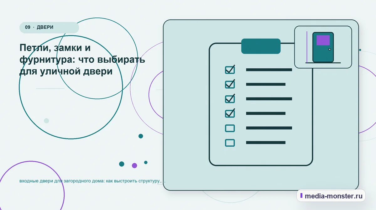 Изображение 9: Контрольные показатели — Входные двери для загородного дома: структура страницы и путь до заявки | Media Monster Контрольные показатели. Редакторская проверка перед публикацией: иллюстрация к статье «Входные двери для загородного дома: структура страницы и путь до заявки»