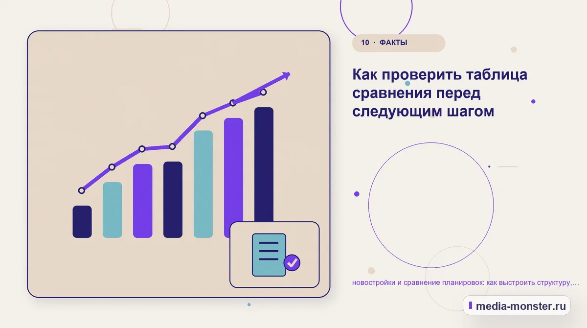 Итог и следующий шаг. Короткий маршрут для тех, у кого мало данных: иллюстрация к статье «Новостройки и сравнение планировок: структура страницы и путь до заявки»