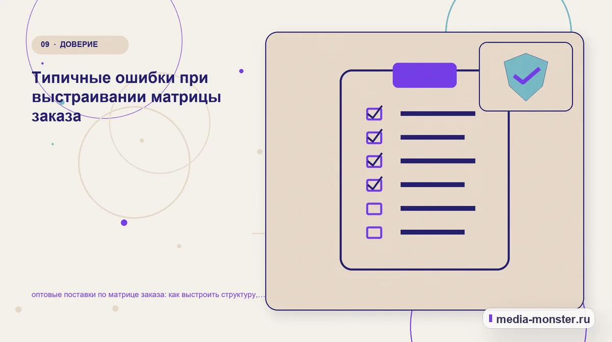 Изображение 9: Контрольные показатели — Оптовые поставки по матрице заказа: структура страницы и путь до заявки | Media Monster Контрольные показатели. Пять вопросов к странице глазами клиента: иллюстрация к статье «Оптовые поставки по матрице заказа: структура страницы и путь до заявки»