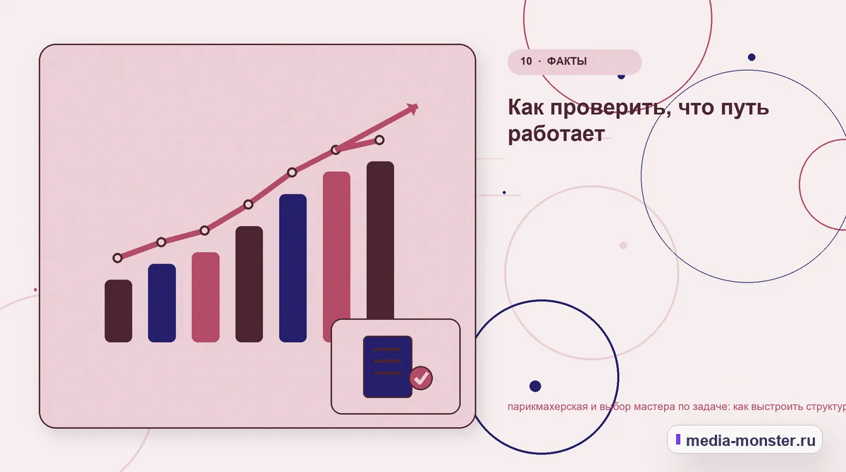 Изображение 10: Итог и следующий шаг — Парикмахерская и выбор мастера по задаче: структура страницы и путь до заявки | Media Monster Итог и следующий шаг. Если данных мало: как начать без догадок: иллюстрация к статье «Парикмахерская и выбор мастера по задаче: структура страницы и путь до заявки»